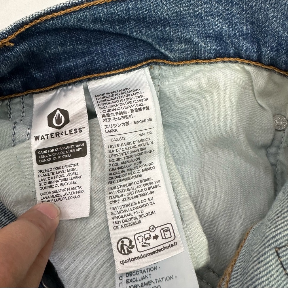 NWT Levi's Women's Wedgie Straight High Rise Ankle Jeans Size 22W - Picture 7 of 11